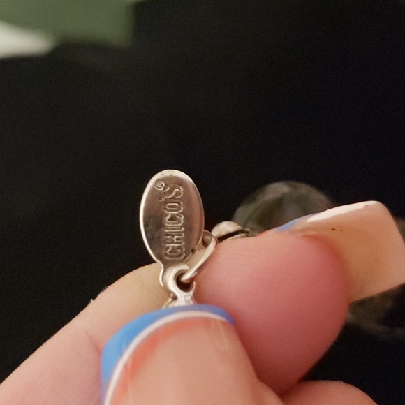 Chico's black bead necklace - Picture 3 of 3